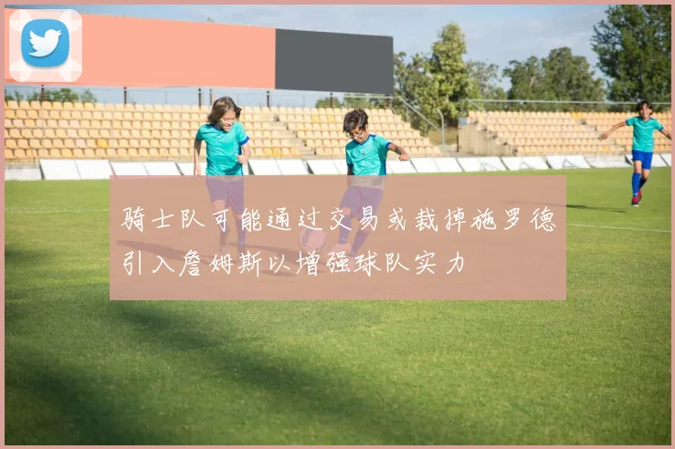 骑士队可能通过交易或裁掉施罗德引入詹姆斯以增强球队实力